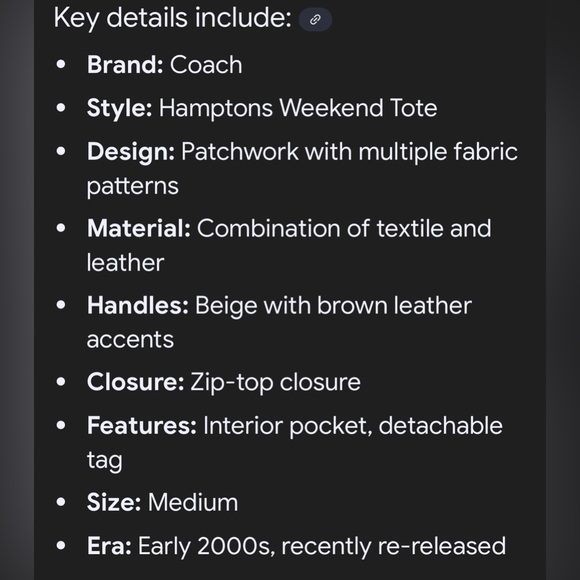 Coach Artistic Brown and Tan Tote Bag - Picture 16 of 16